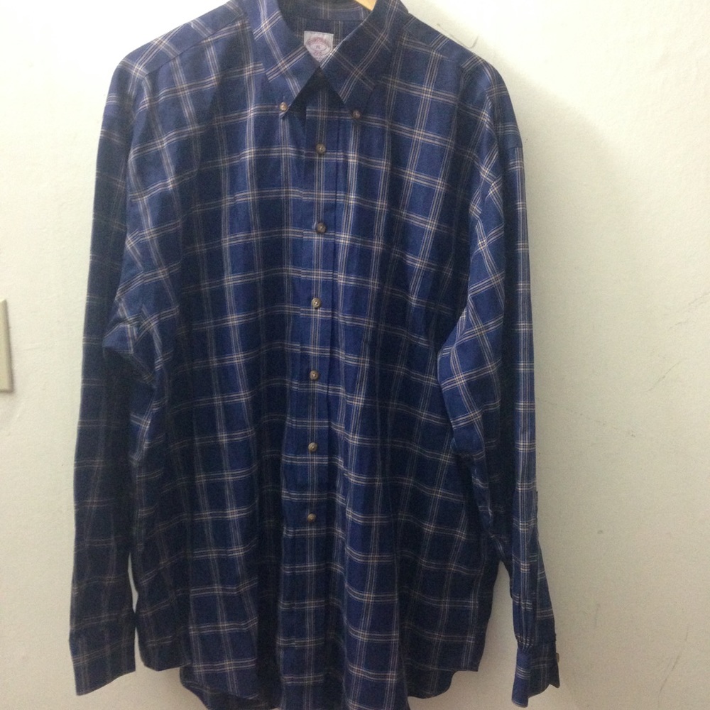 Brooks Brothers plaid shirt size XL
